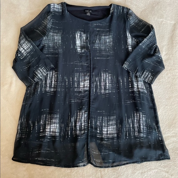 Ronen Chen Lightweight Tunic Blouse - Size 12 - Picture 7 of 12